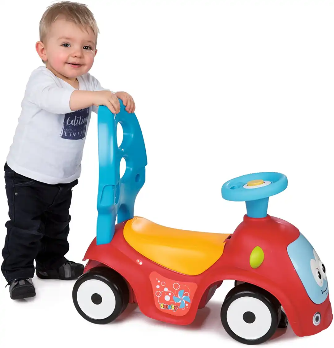 Smoby Primi Passi Maestro Balade Magic Eyes Boy Calvalcabile Bambini 10 Mesi+