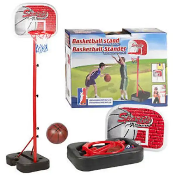 Canestro Per Giocare a Basket Con Altezza Regolabile Sport Bambini Pallacanestro