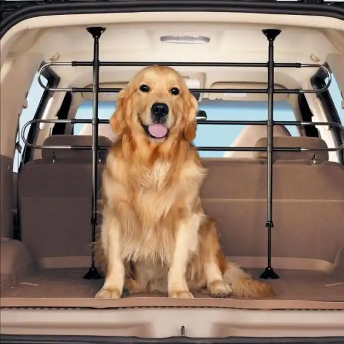 Griglia Divisoria Auto Macchina Per Cane Cani Animali Con 2 Elementi Universale