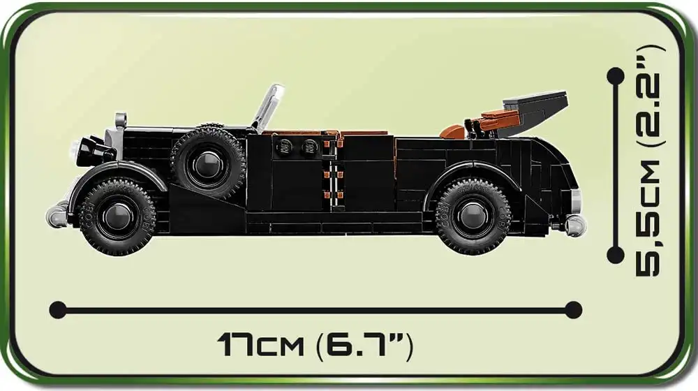 Costruzioni Cobi Auto 1938 Mercedes 770 Historical Collection Scala 1:35 Eta' 6+