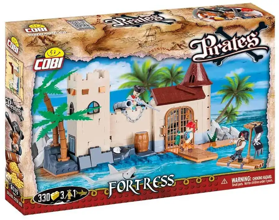 Costruzioni Cobi Fortezza Medeviale Roccaforte Per Pirati Gioco Bambini 335 Pz