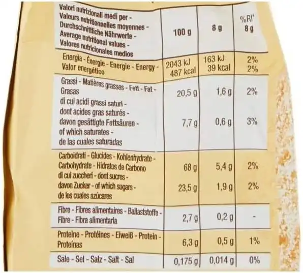 3 Buste di Mulino Bianco Canestrini Biscotti Ricoperti di Zucchero 200 g