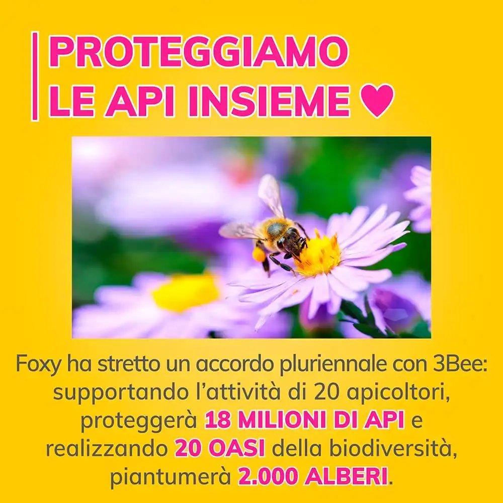 Foxy Love the Bee Asciugatutto 28 Rotoli da 60 Strappi 2 Veli Elevato Spessore