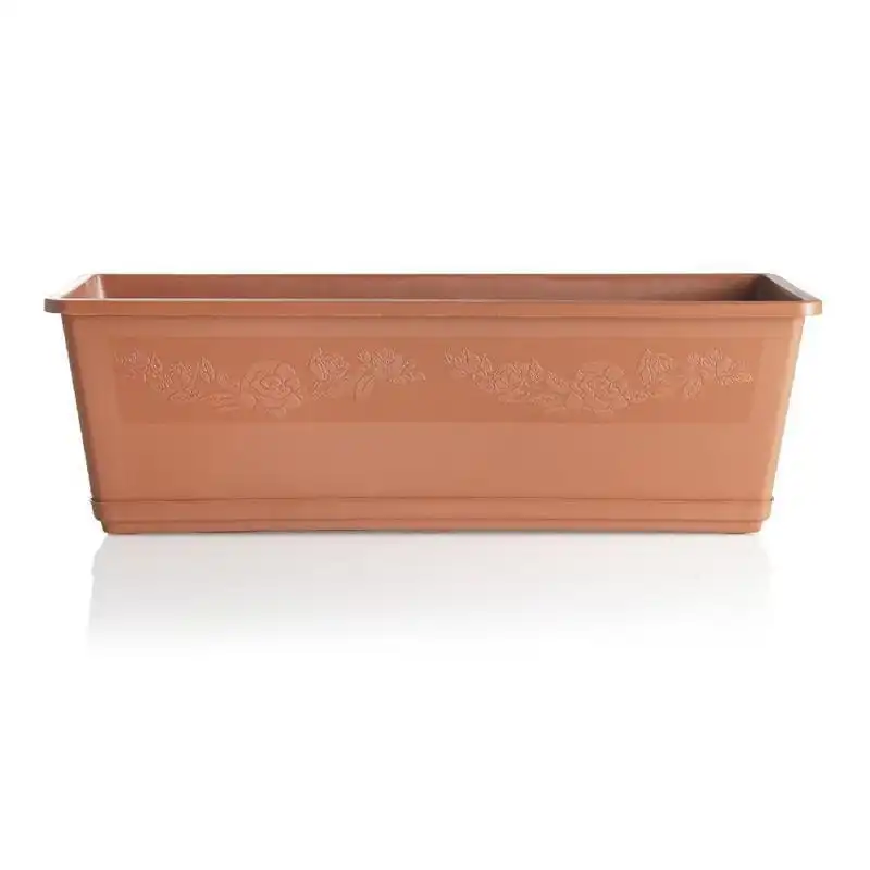 Vaso da Giardino Balconiere Fioriera Rettangolare per Balcone Balconi 60cm