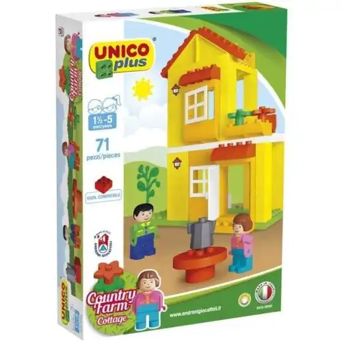 Set Costruzioni Unicoplus per Costruire la Casa di Maximilian Families 71 pz