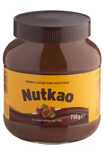 Nutkao Crema Fantasia di Cacao Con Crema Cacao e Nocciole 750g