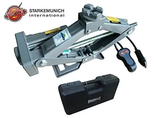 Cric Sollevatore Elettrico Auto Macchina Svitatore Crick 12V 1,5 Tonnellate Ton