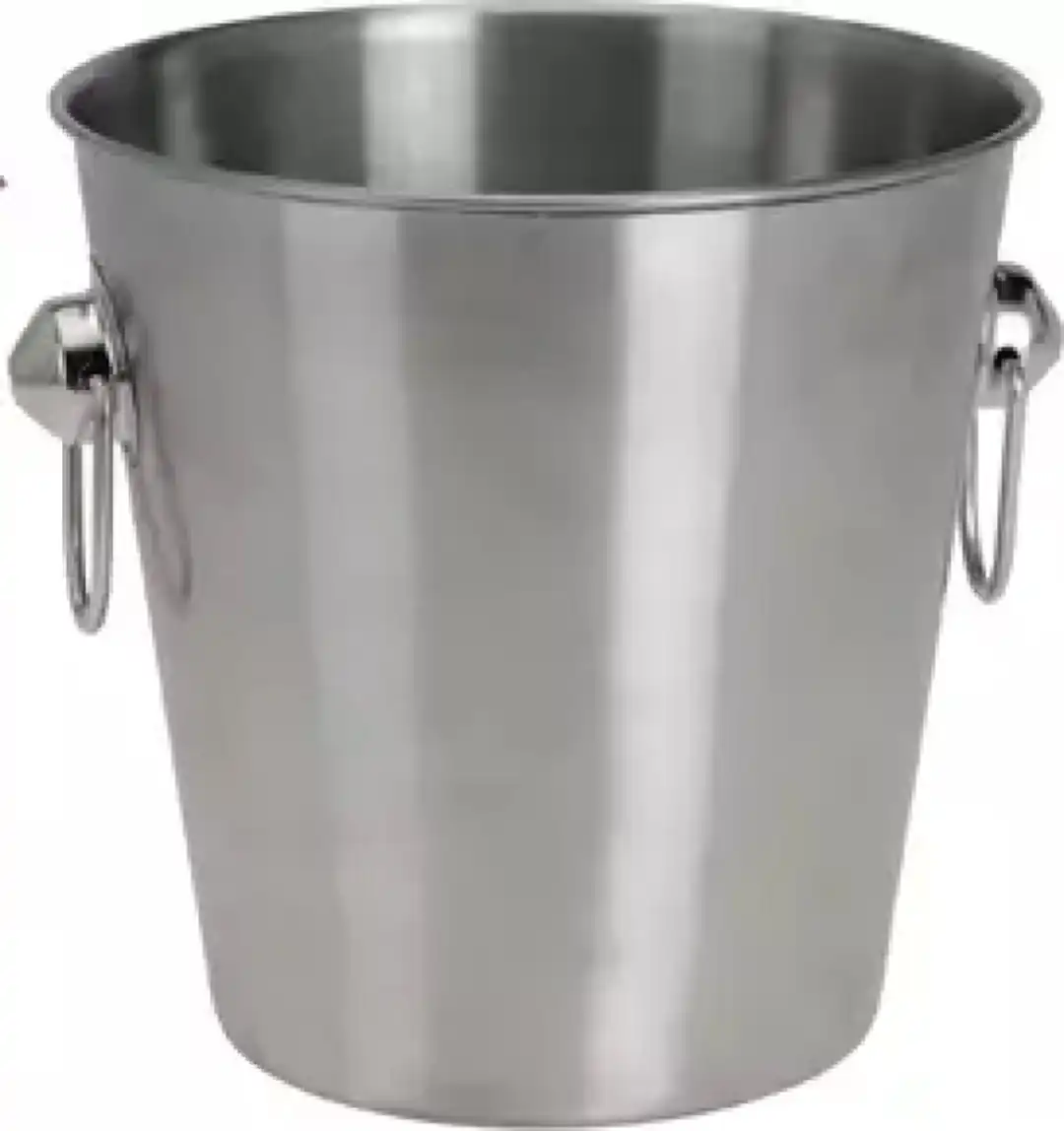 Secchiello Porta Ghiaccio Champagne Vino 20cm con Supporto per Tavolo