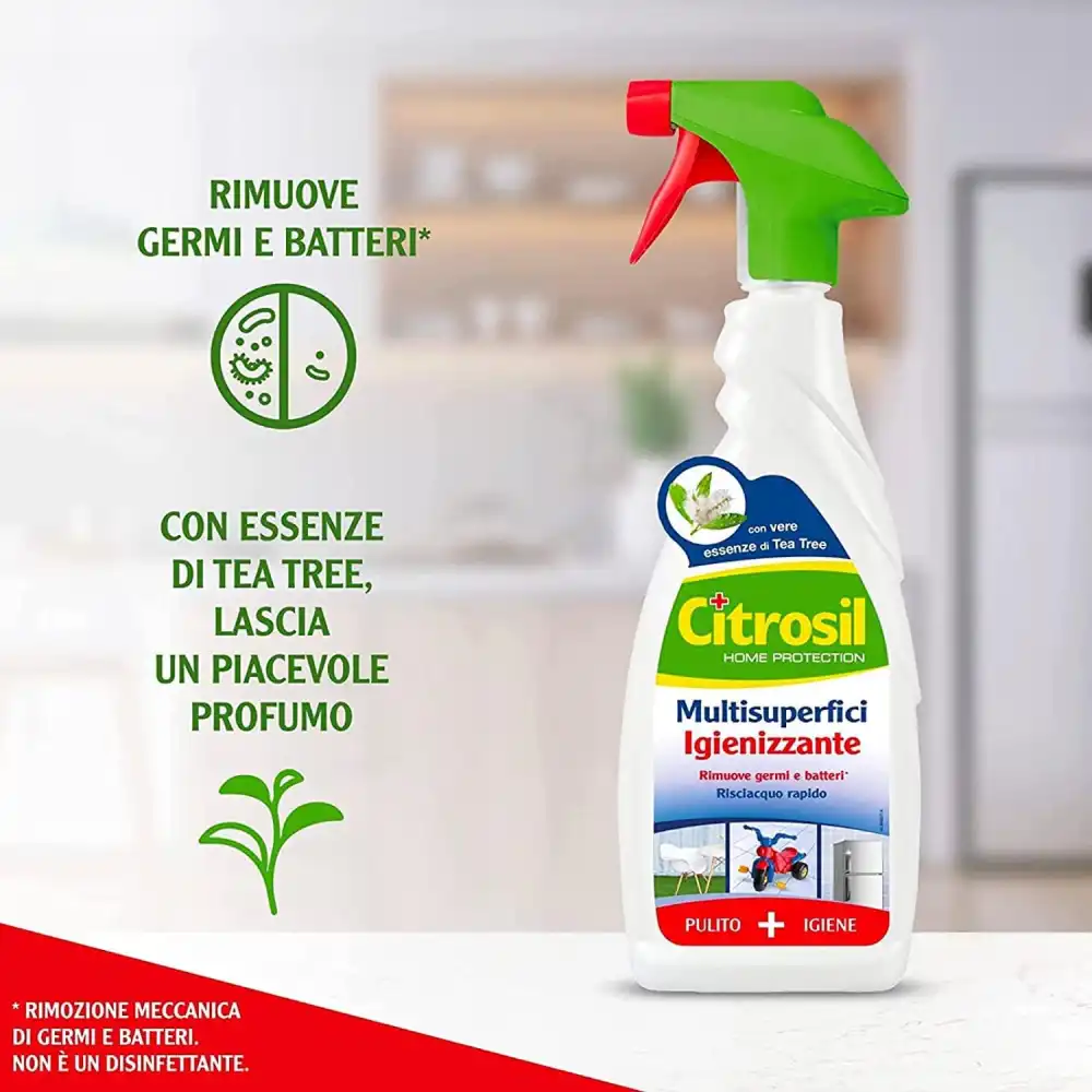 Citrosil Home Protection Spray Igienizzante Multisuperfici 650 ml x 12 Pezzi