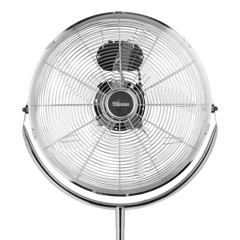 Ventilatore a Piantana in Metallo 100W con 3 Velocita' 5 Pale Diametro 46cm