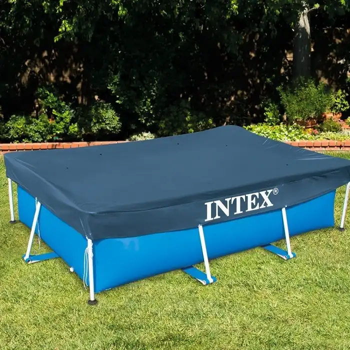 Copri Piscina Fuori Terra Rettangolare Telo Copripiscina Intex 300x200 CM 28038