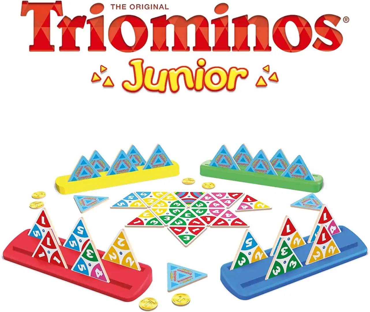 Triominos Junior Gioco da Tavolo Classico per Bambini Domino con Strategia 5+