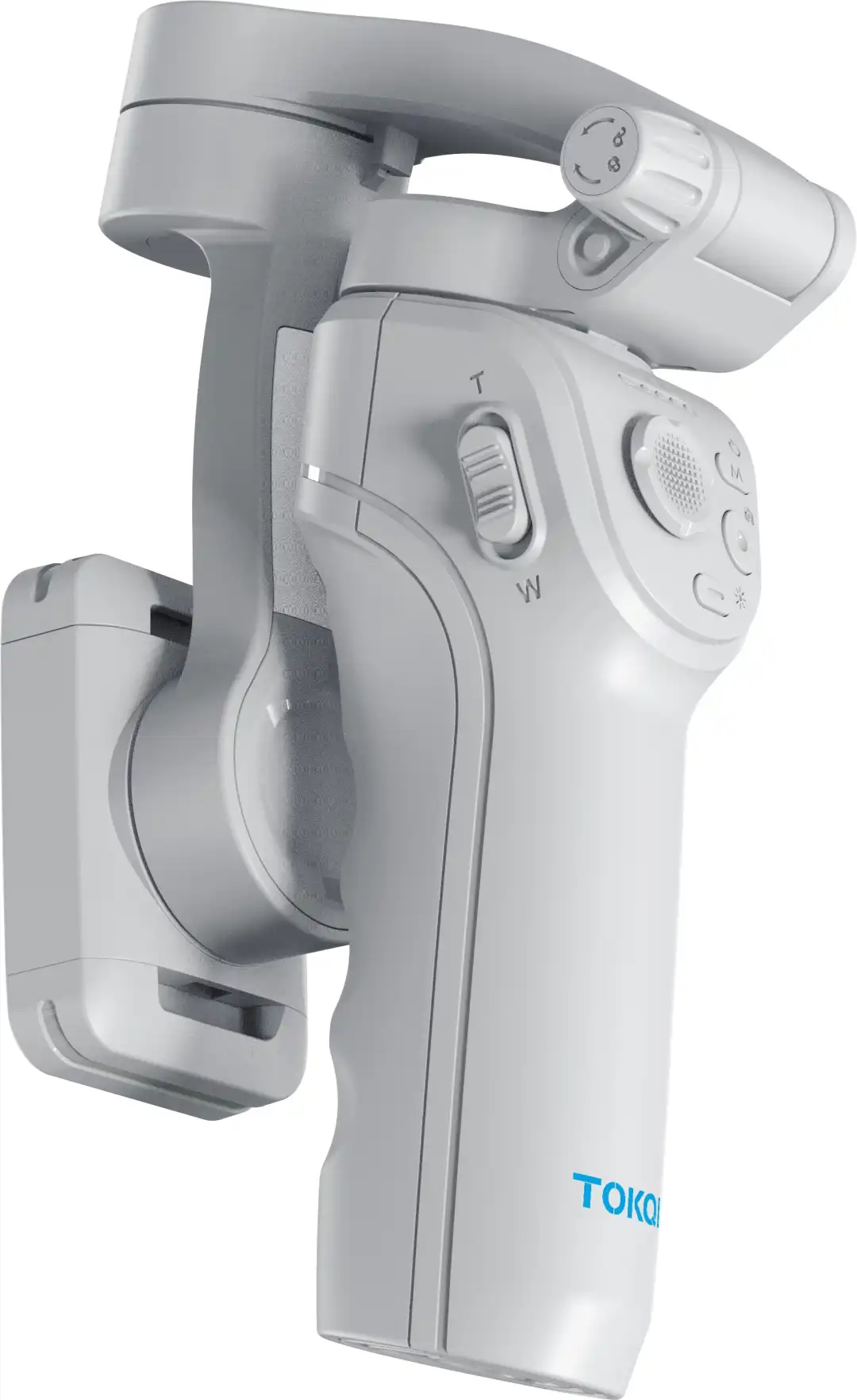 Gimbal Stabilizzatore per Smartphone Luce LED Regolabile Cavalletto Treppiedi