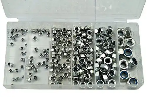 Kit Set Assortimento 195 Pezzi Dadi Autobloccanti Dado Autobloccante M 3 4 5 6 8
