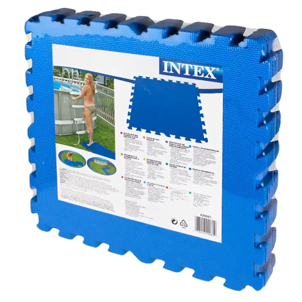 Tappetino Piastrella Antiscivolo Intex per Piscine Piscina 50x50x1cm 8 Pz 29081