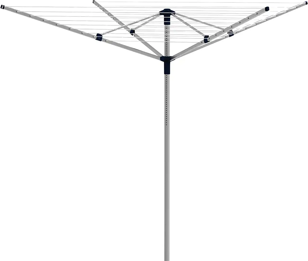 Stendibiancheria da Giardino Stendino Ombrello Spazio in Alluminio 180x180x186
