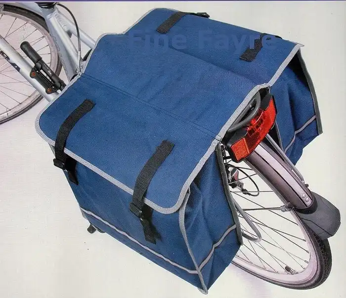 Borsa Posteriore per Bici Bicicletta Porta Pacchi con 2 Tasche Impermeabile