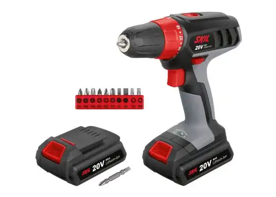 Trapano Avvitatore a Batteria Litio 20V Con 2 Velocita' Meccaniche