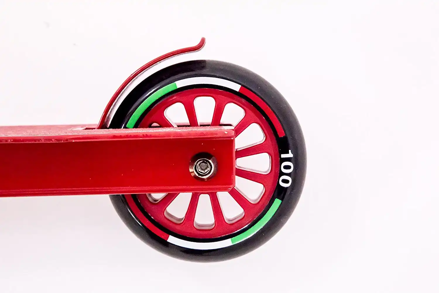 Monopattino a due Ruote in Acciaio per Bambini Ferrari Rosso con Manubrio Freno