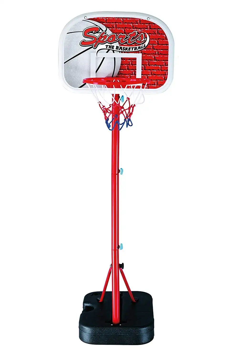 Canestro Per Giocare a Basket Con Altezza Regolabile Sport Bambini Pallacanestro