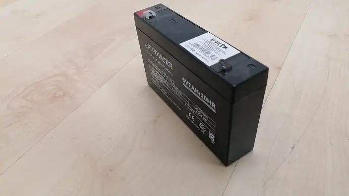 Batteria Ermetica Ricaricabile Al Piombo 6V 7AH 20HR UPS Sicurezza Peg Perego