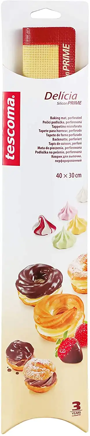 Tescoma Delicia Tappetino Microforato in Silicone 40x30 cm Resistente al Calore