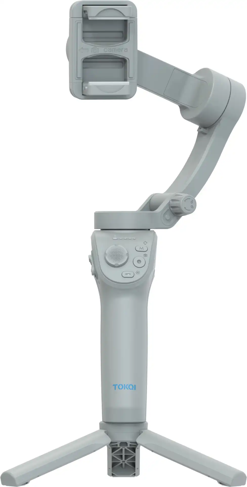 Gimbal Stabilizzatore per Smartphone Luce LED Regolabile Cavalletto Treppiedi