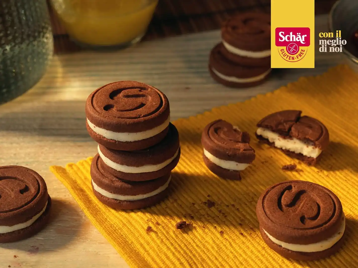 12x Schar Gluten Free Biscotti al Latte Mini Sorrisi Senza Glutine 12x100gr