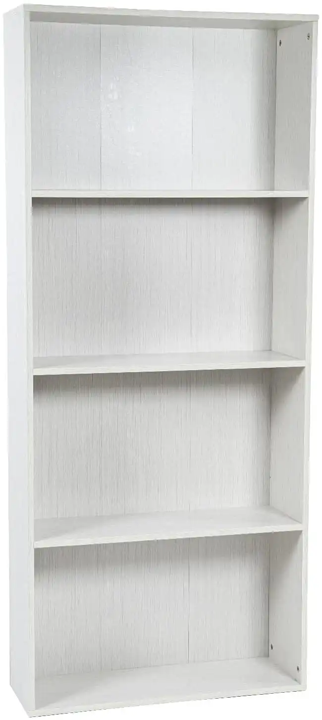 Libreria Scaffale Mobiletto Armadietto Mobile in Legno 4 Ripiani 73x24x170 cm