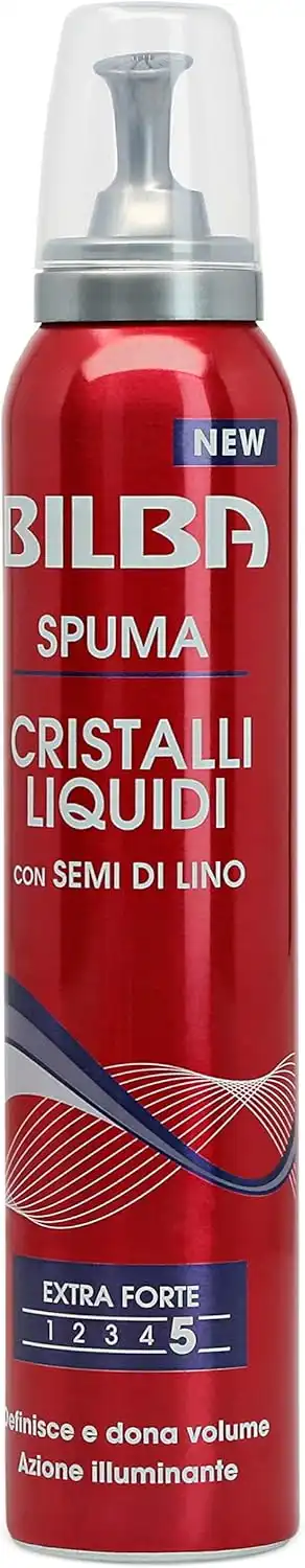 12x Bilba Spuma Extraforte con Semi di Lino e Cristalli Liquidi 12x200ml