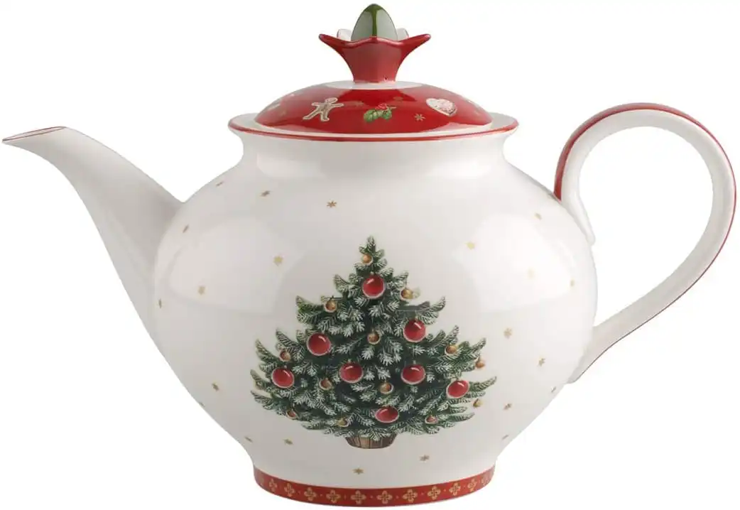 Villeroy&Boch Toy's Delight Bricco Con Coperchio Brocca in Porcellana Natalizia