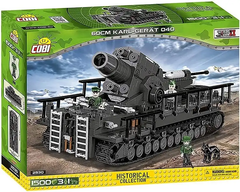 Cobi Set Costruzioni 1500pz Militare Mortaio Cannone 60 cm Karl Gerat 040 Adam