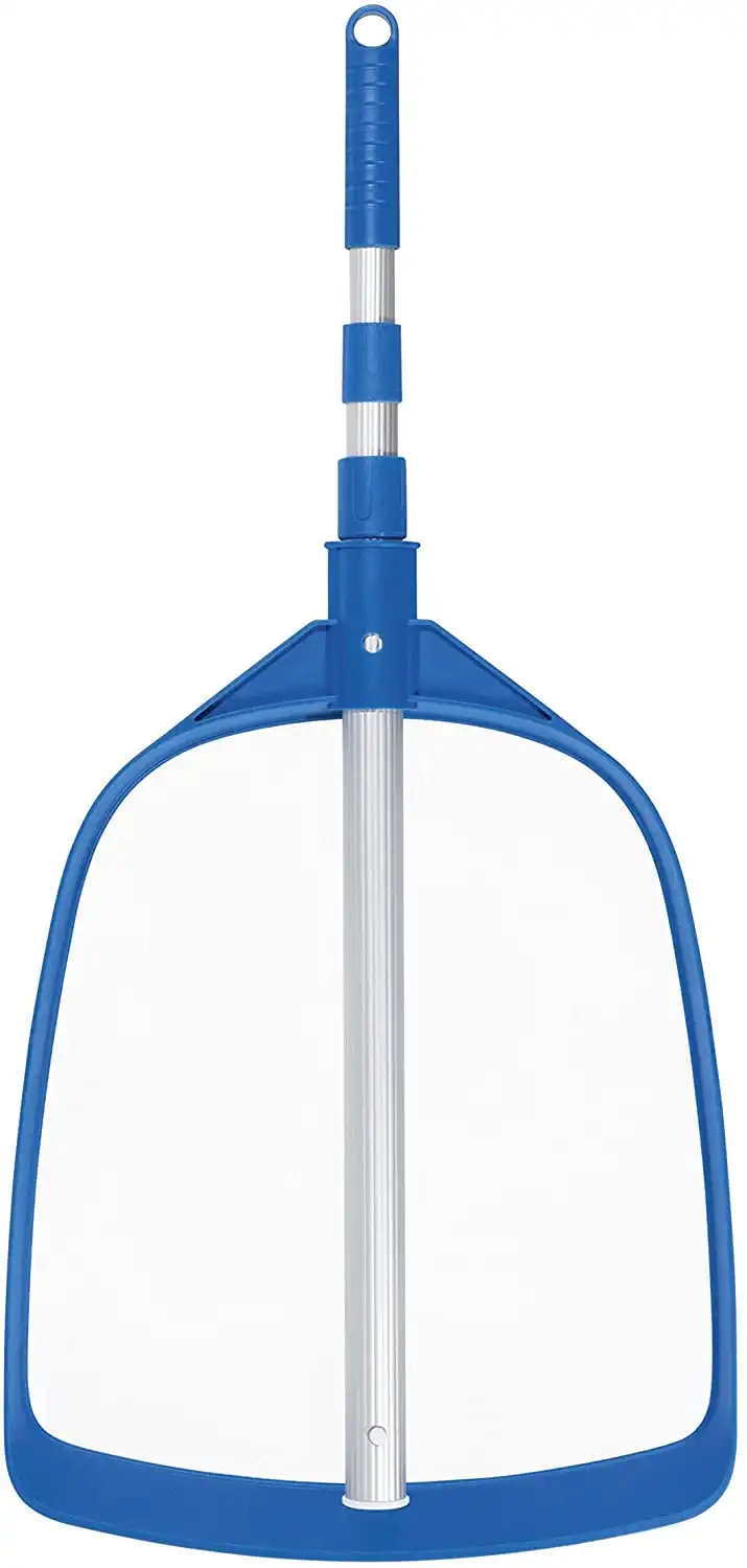Skimmer retino pulizia superficie acqua piscine fuori terra manico telescopico
