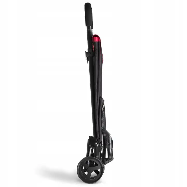 Gimi Twin Carrello Spesa Portaspesa 4 Ruote Nero Versatile Telaio Pieghevole