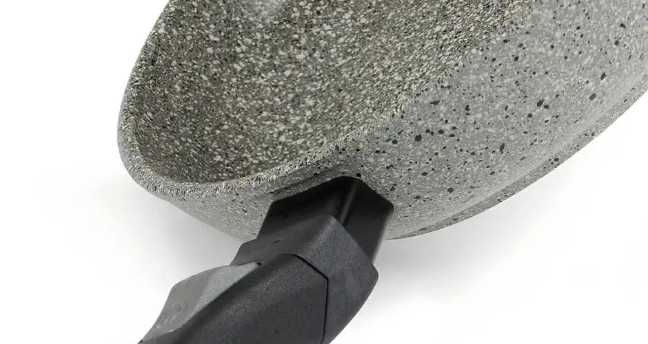 Flonal Monolite Padella tegame con manico removibile 32 cm MADE IN ITALY