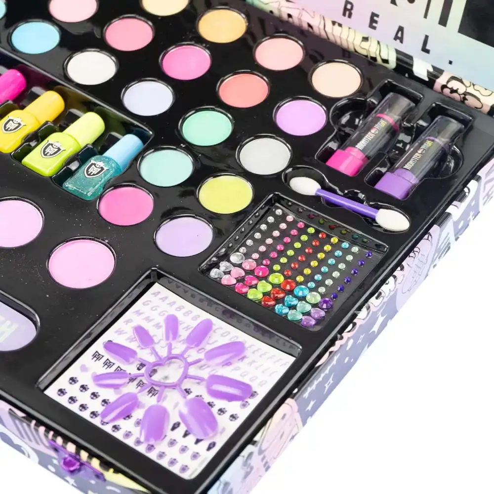 Monster High Make Up Case Valigetta Trucchi per Bambini con Specchio Eta' 5+