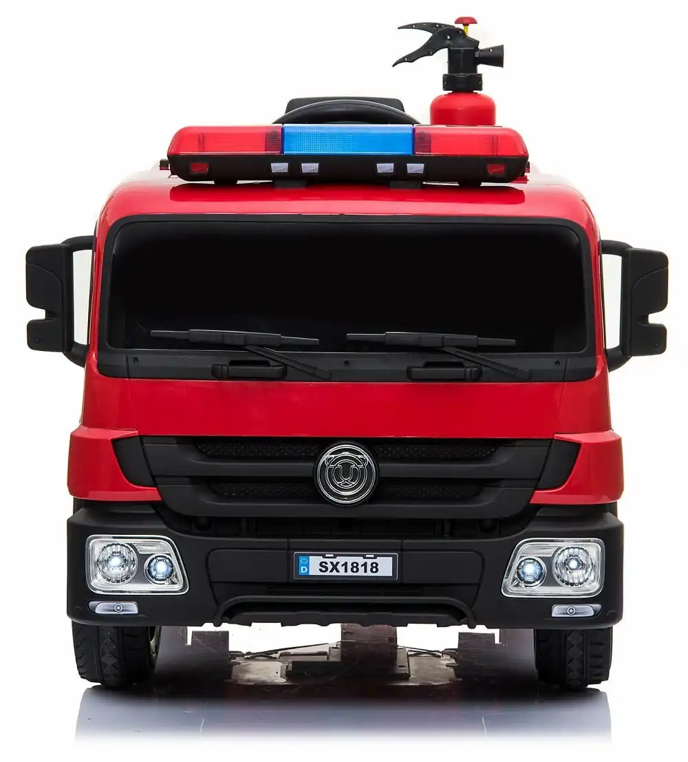 Camion dei Pompieri 12V Elettrico Per Bambini Con Luci Suoni e Sirena Ruote Led