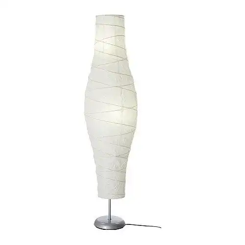 Lampada da terra DUDERO piantana colore argento/bianco design moderno elegante casa