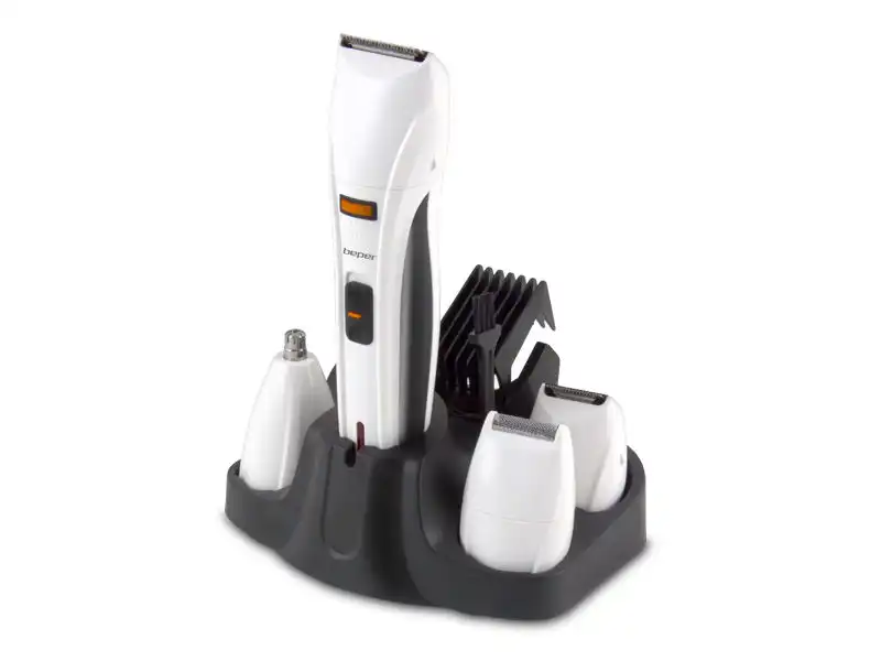 Set Tagliacapelli Taglia Capelli Rasoio Barba Ricaricabile 6 in 1 Waterproof