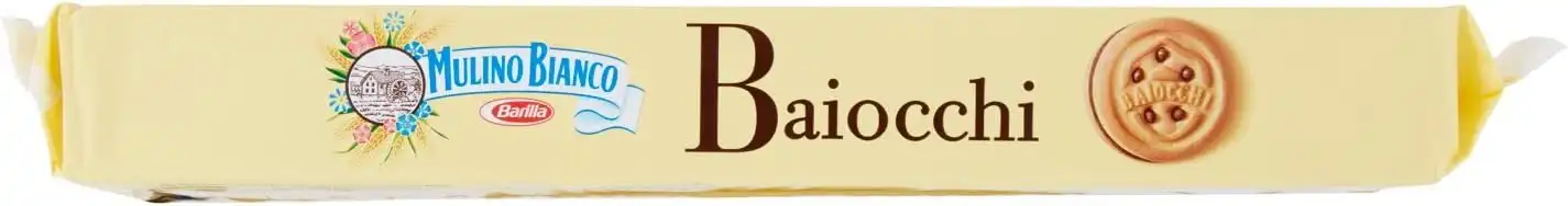 3 Confezioni di Mulino Bianco Biscotti Baiocchi con Crema alla Nocciola e Cacao