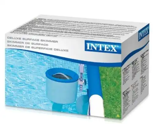 Skimmer Deluxe Con Gancio Per Pulizia Manutenzione Acqua Piscina Intex 28000