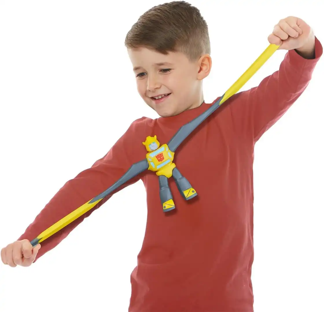 Stretch Armstrong Gioco Bambini Allungabile Transformers BumbleBee 15 cm