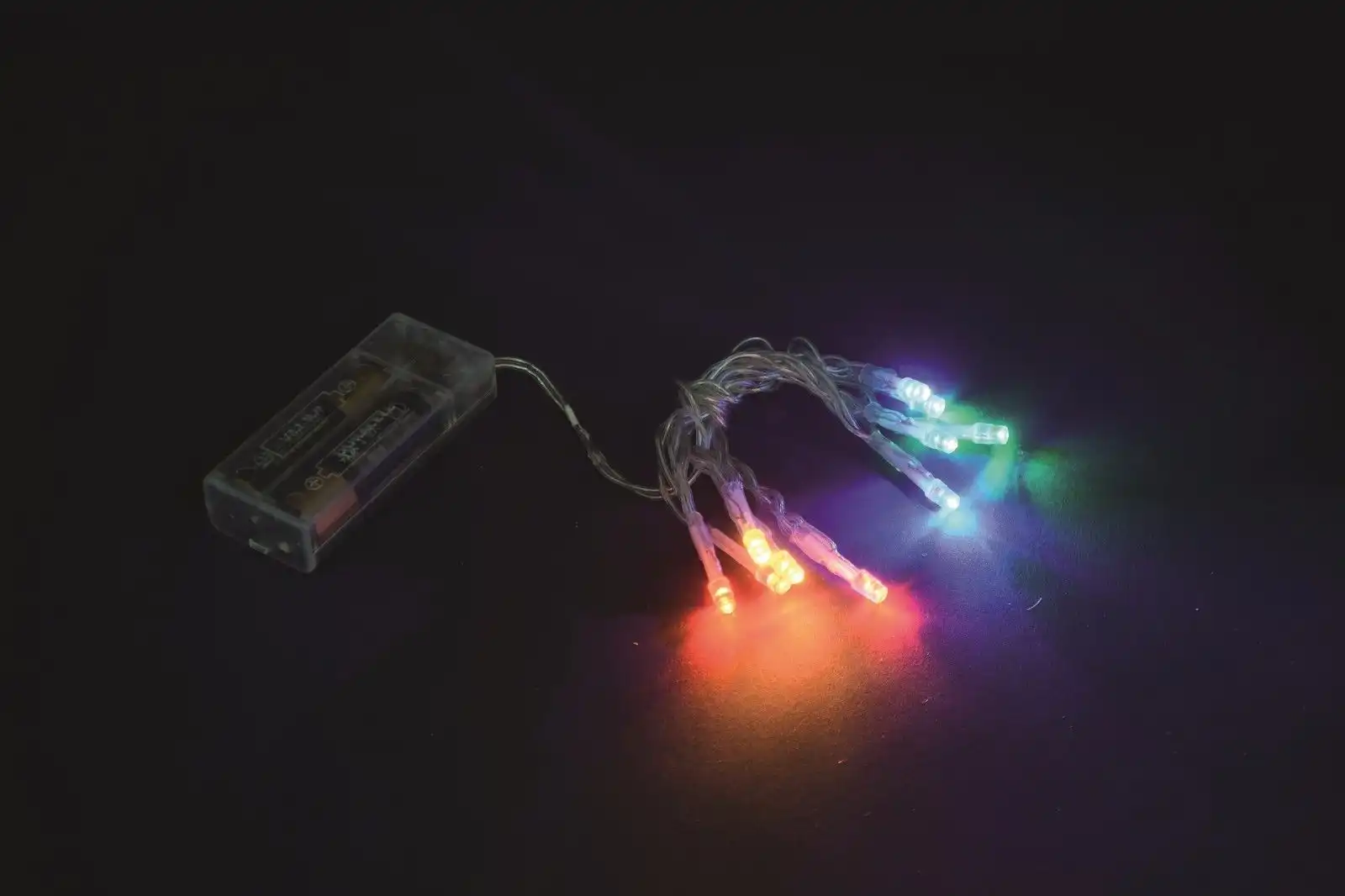 Mini Lucciole Led A Batteria Multicolor 2 Mt Minilucciole Albero Natale 20 Luci