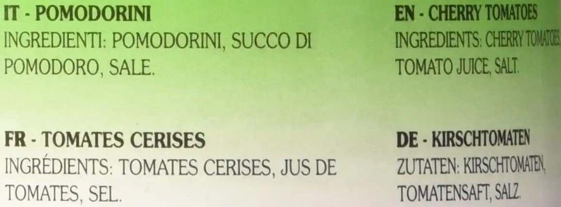 24 Barattoli di Pomodorini La Fiammante da 400gr Solo Pomodori Freschi Italiani
