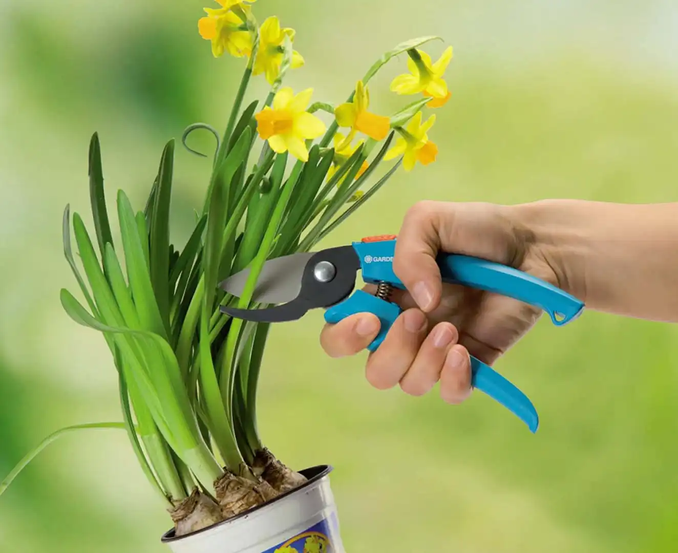 Cesoie Forbici da Giardino Gardena con Lama in Acciaio Manico Ergonomico