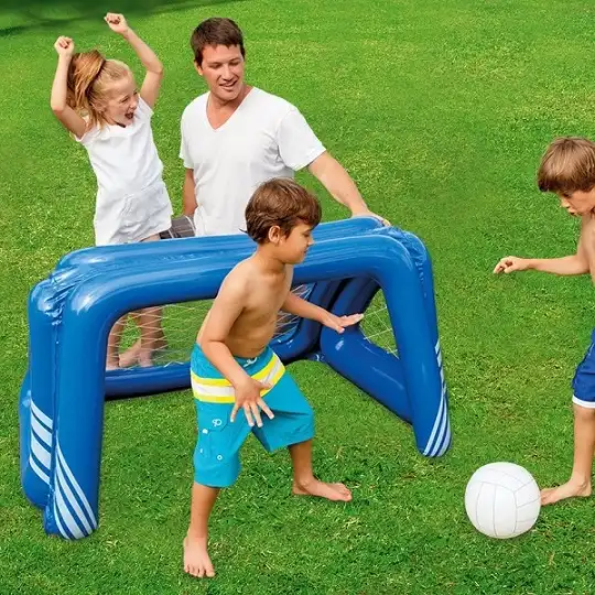Intex Porta e Pallone Gonfiabile per Giocare a Pallanuoto Calcio 140X89X71cm