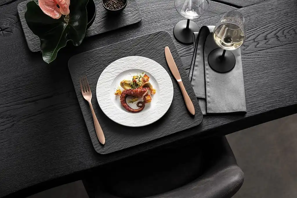 Villeroy&Boch Manufacture Rock blanc Piatto dessert 22cm in Porcellana Premium