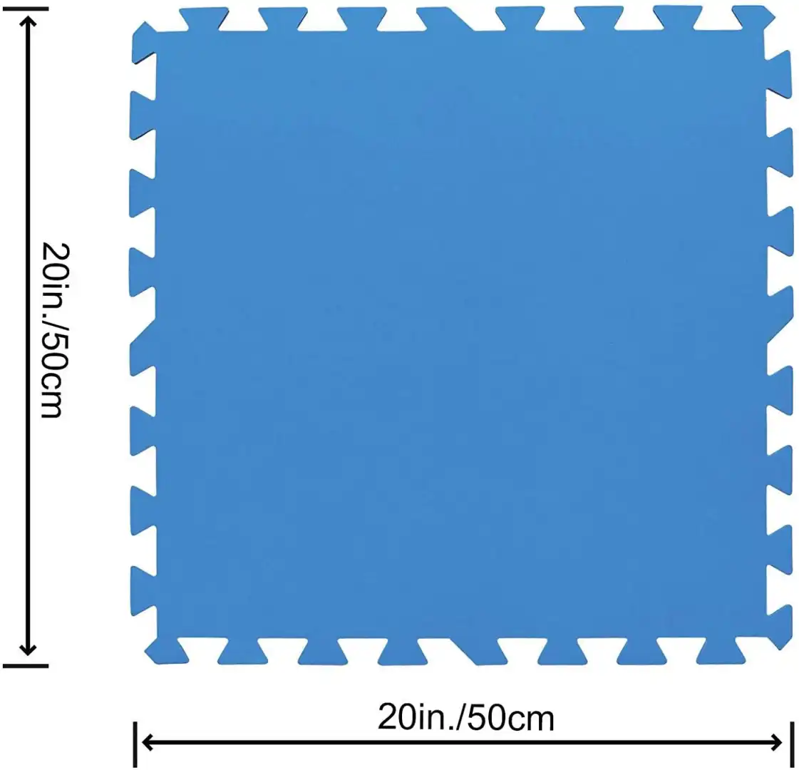 Tappeto tappetino base piscina fuori terra puzzle mattonella 50X50cm 9pz Bestway