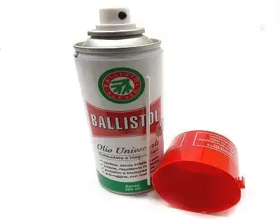 Spray Olio 200 ML Lubrificante Detergente Anti Ruggine per Gomma Pelle Armi