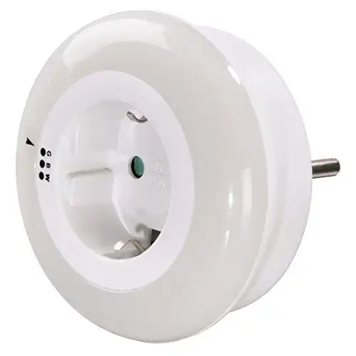 Luce Notturna a Led con Presa Integrata con Accensione e Spegnimento Automatico